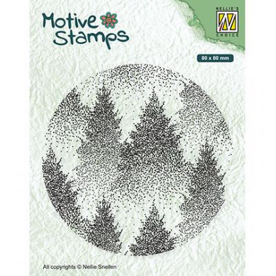Nellie's Choice Clear Stamp - Misty Forest